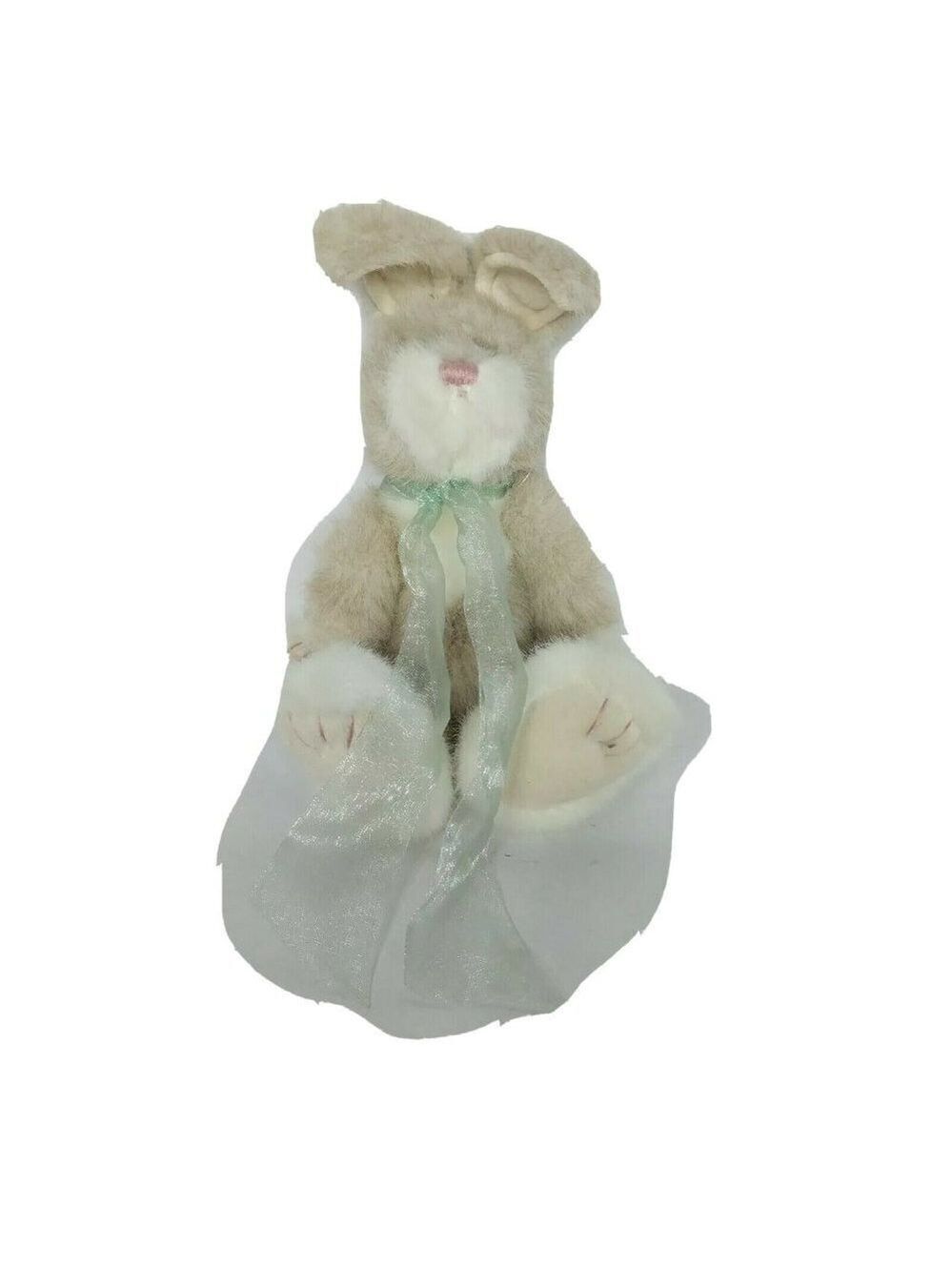 The Boyds Tan White Rabbit Easter Bunny Plush 10 Inch